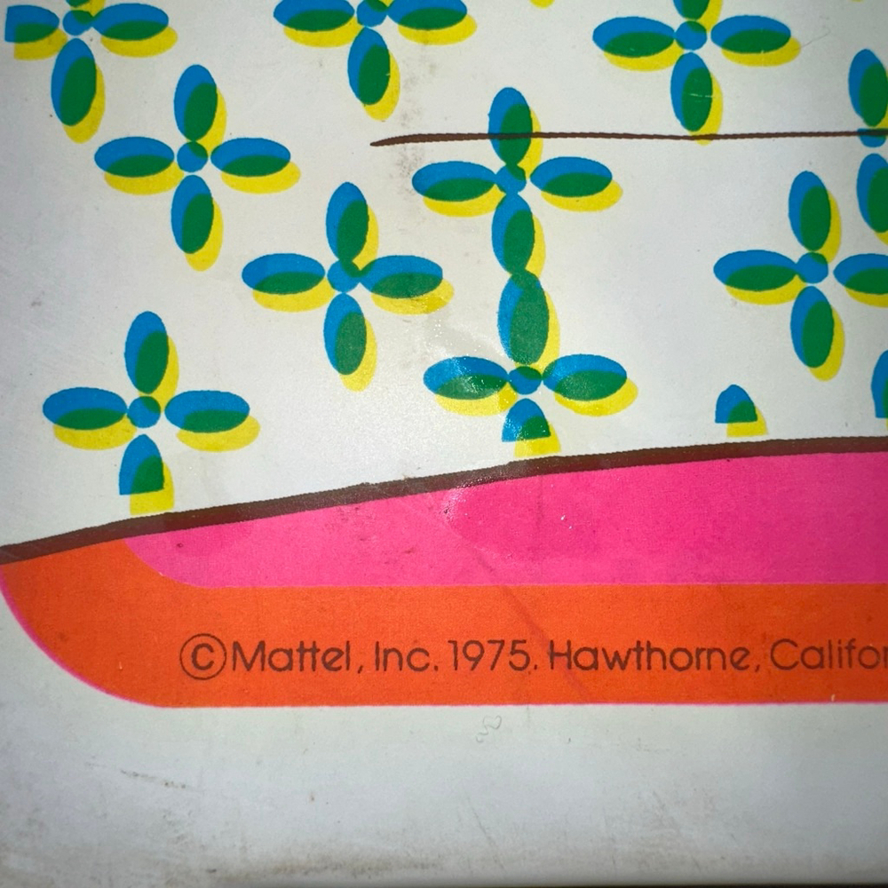 Barbie 1975 Vintage Doll Case Trunk Clothes Doll Storage Case Bag Rare! Mattel - Picture 5 of 16